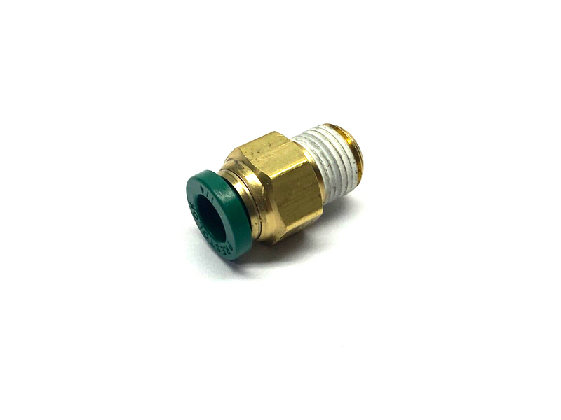 51025K177 Brass Push-to-Connect Fitting Straight 1/8" NPT 1/4" OD Tube LOT OF 10 - Maverick Industrial Sales