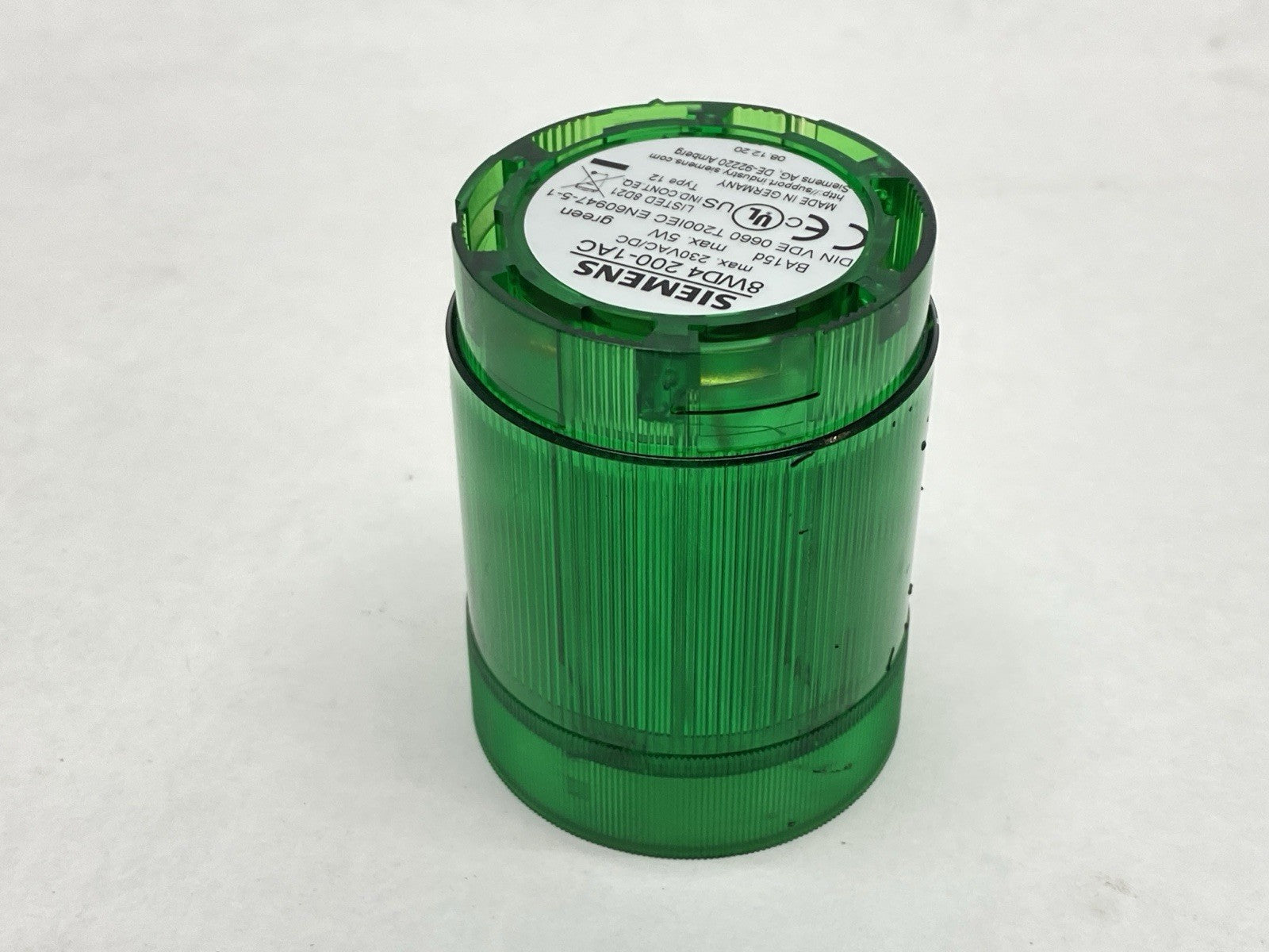 Siemens 8WD4 200-1AC 50mm Steady-Light Element Green 12-230V 5W - Maverick Industrial Sales