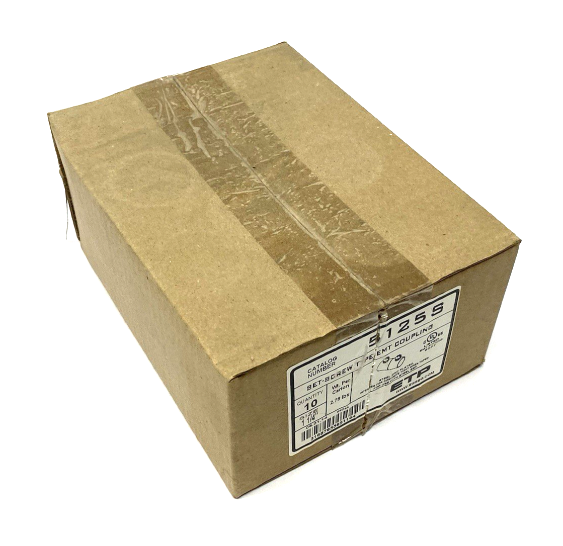 EGS 5125S Set-Screw Type EMT Conduit Coupling BOX OF 10 - Maverick Industrial Sales