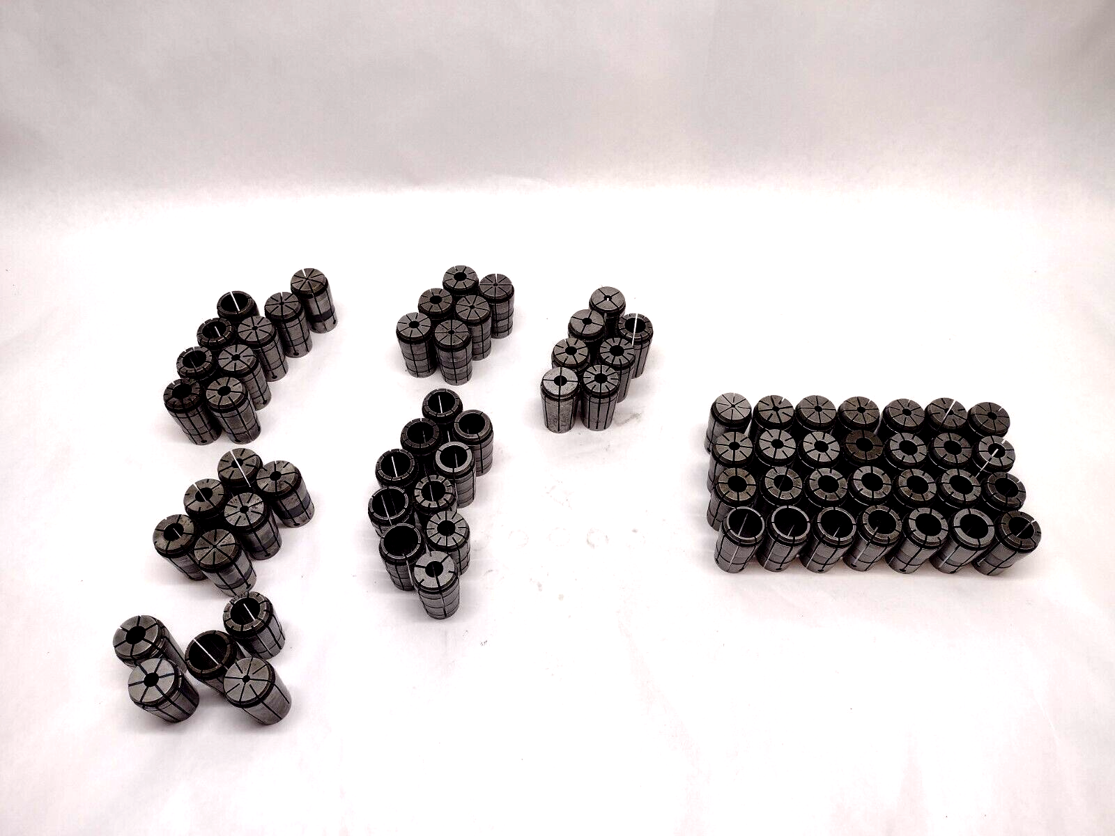 69 Pieces | Assorted CNC Spring Collets LOT OF 69 - Used - Maverick Industrial Sales