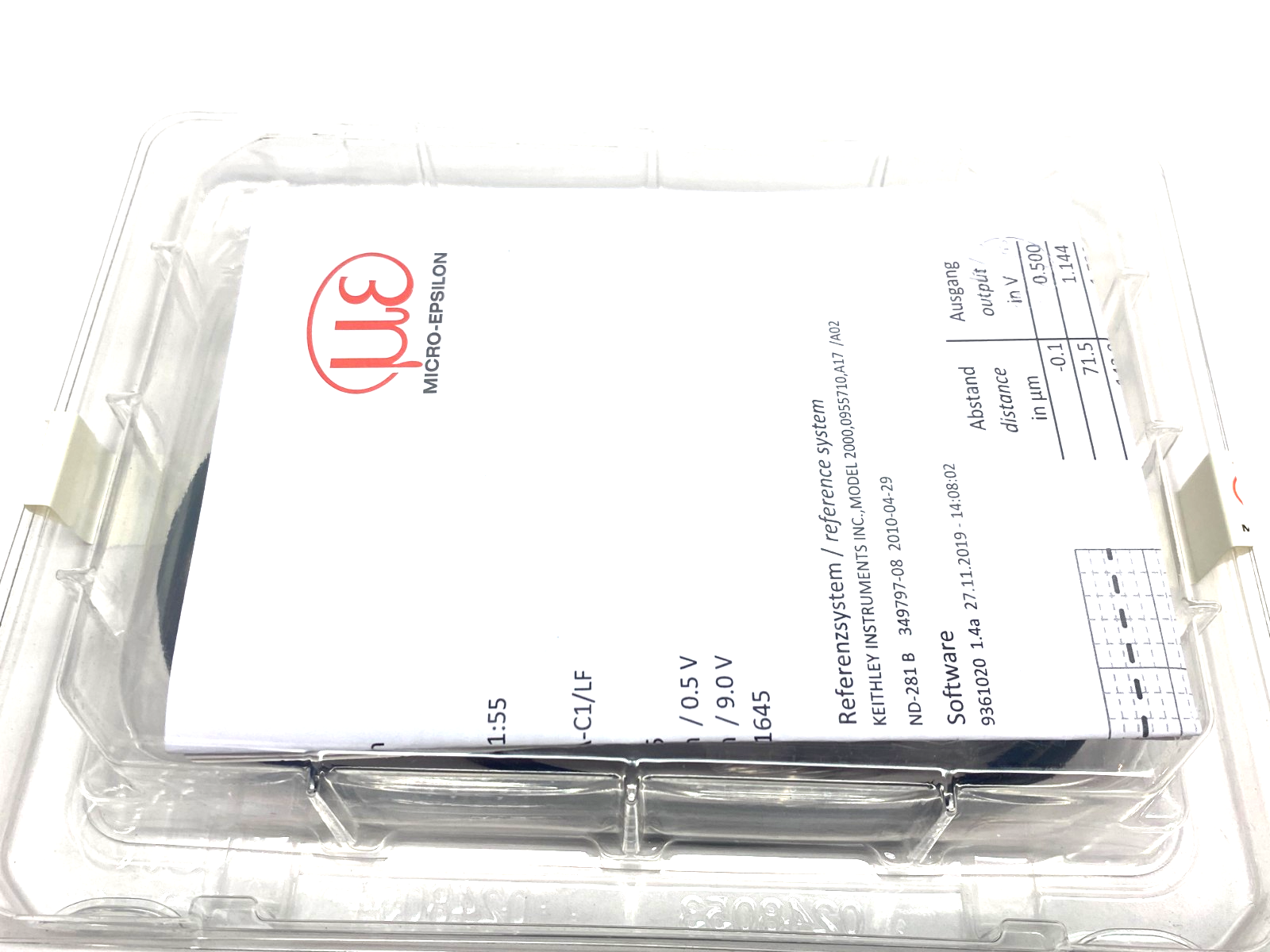 Micro-Epsilon DT3005-U1-A-C1/LF eddyNCDT Inductive Measuring Sensor 4314009 - Maverick Industrial Sales