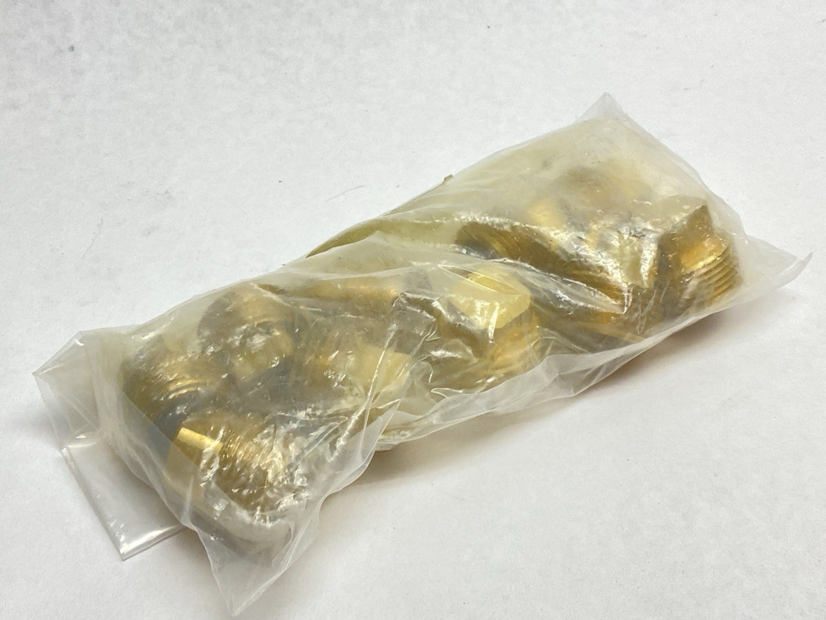 28089 | Midland Industries Cored Barstock Square Head Plug 1" Male NPTF LOT OF 10 - New - Maverick Industrial Sales