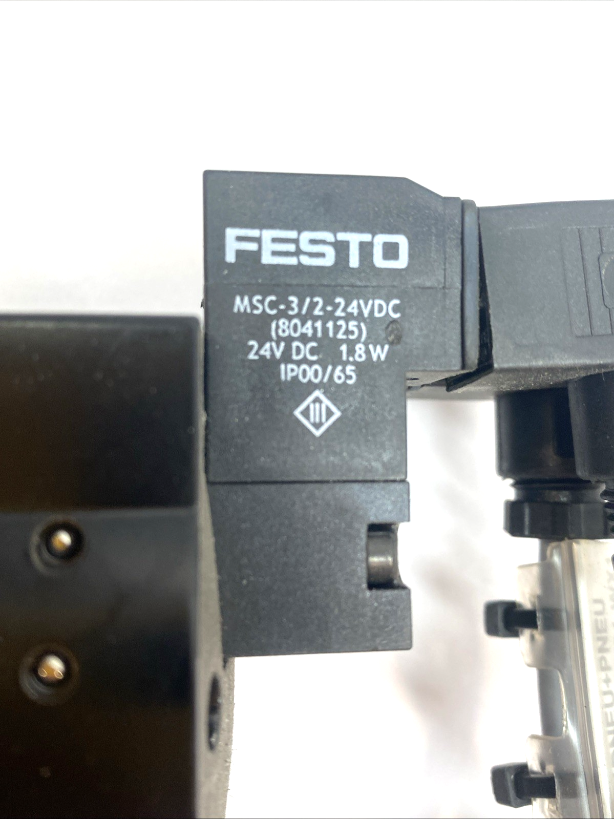 MS6-SV-1/2-D-10V24-2M8-SO-AG | Festo Safety Valve G1/2 24VDC w/ MSC-3/2-24VDC - Used - Maverick Industrial Sales