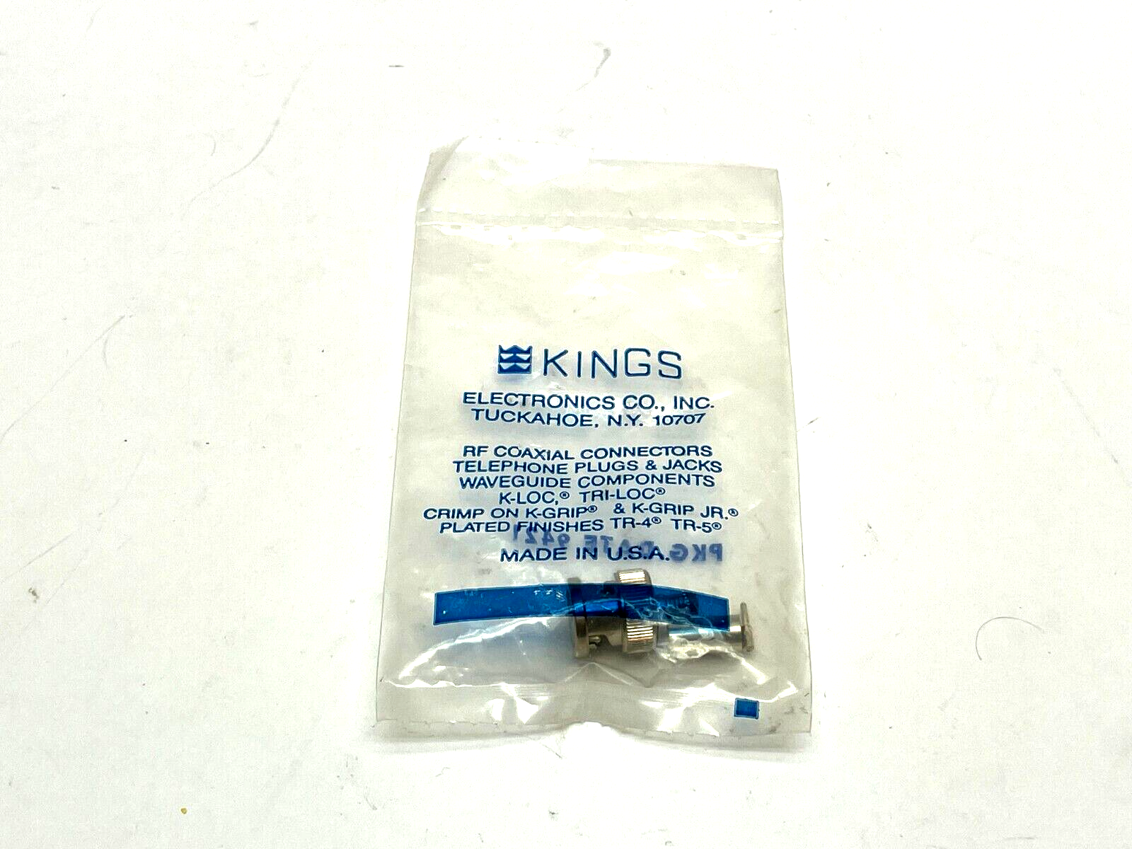 Kings KC-59-279 RF Coaxial Connector - Maverick Industrial Sales