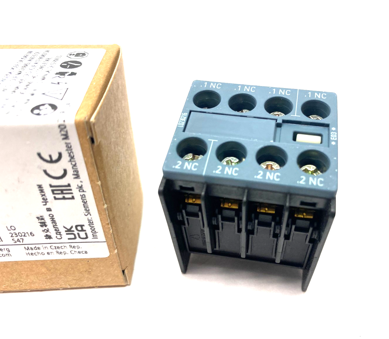 Siemens 3RH2911-1FA04 Auxiliary Contact Block - Maverick Industrial Sales