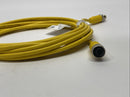 Lumberg Automation RST 4-RKT 4-633/5M Actuator Sensor Cable M/F M12 4-Pin 5m - Maverick Industrial Sales