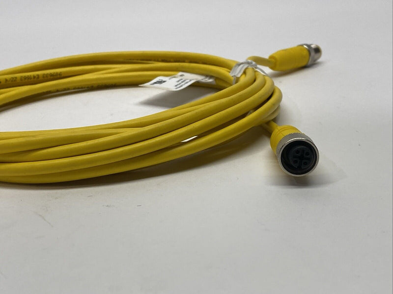 Lumberg Automation RST 4-RKT 4-633/5M Actuator Sensor Cable M/F M12 4-Pin 5m - Maverick Industrial Sales