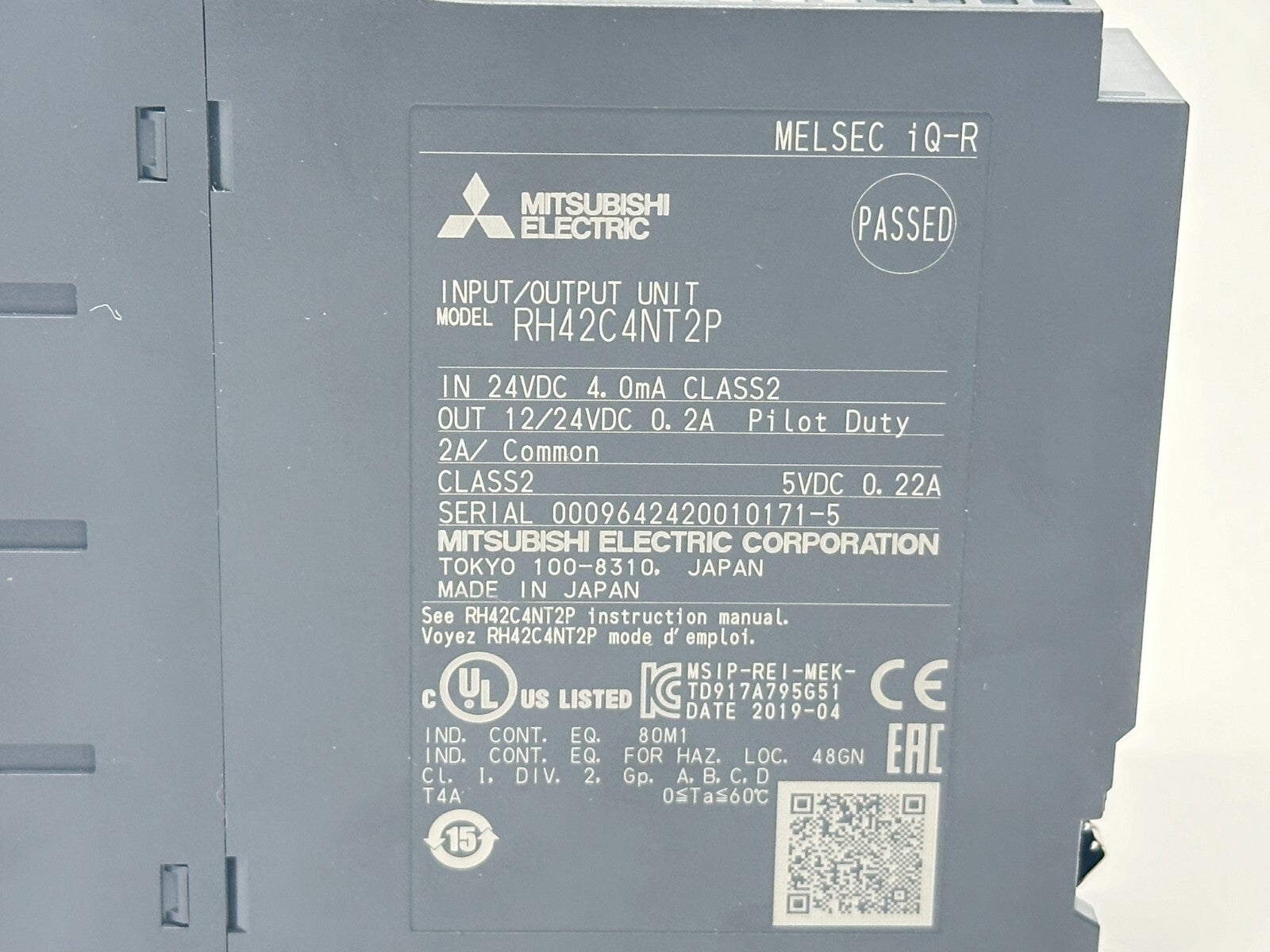Mitsubishi Electric RH42C4NT2P Input/Output Unit - Maverick Industrial Sales