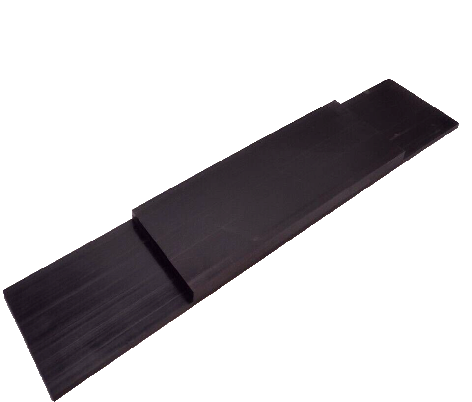Copolymer Acetal Black Plastic Sheet 0.5 In x 7-7/8" , LOT OF 3 PCS - Maverick Industrial Sales
