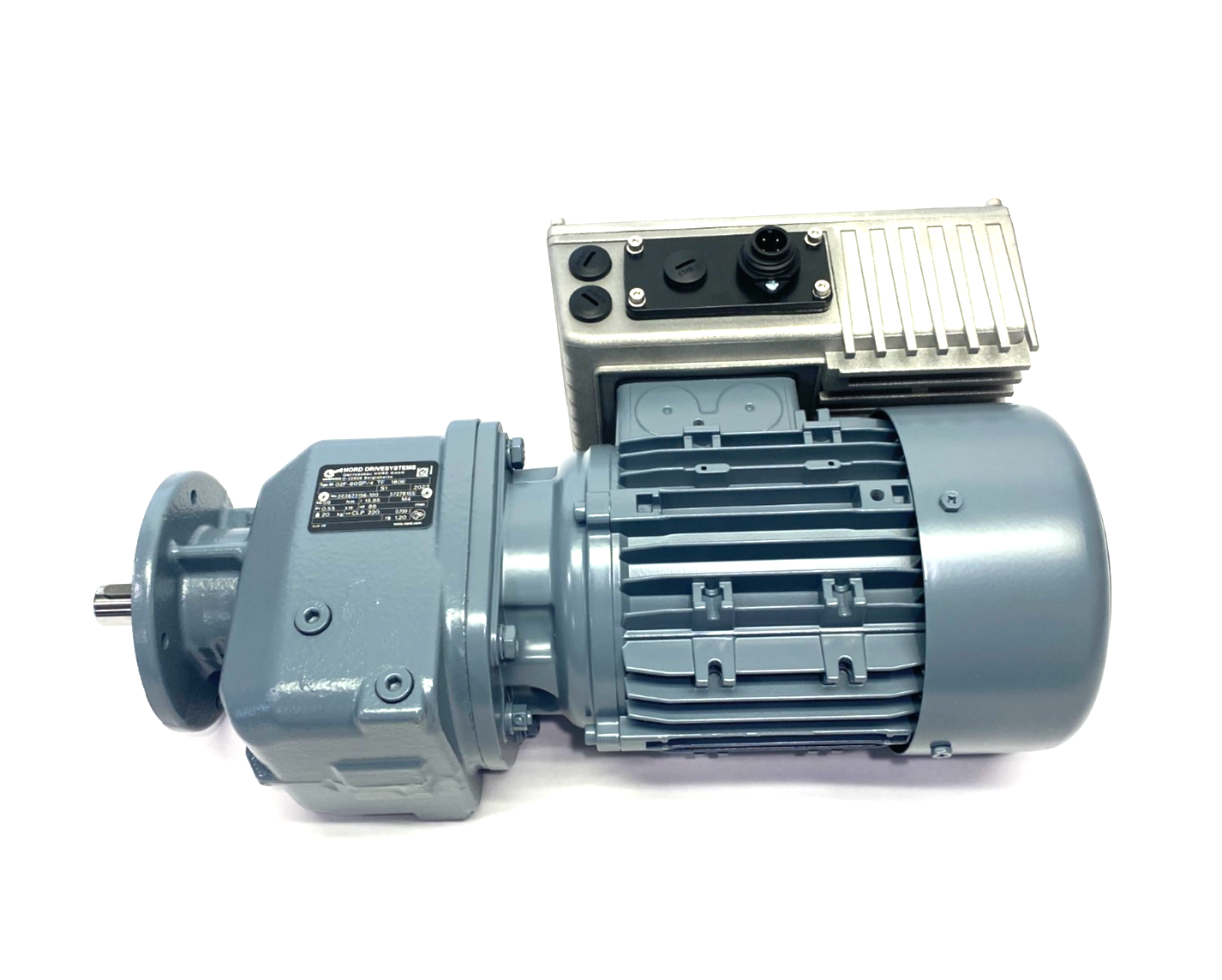 Nord SK80SP/4 TF Motor, 02F-80SP/4 TF 180E Gear, SK 180E-550-340-B NORDAC Drive - Maverick Industrial Sales