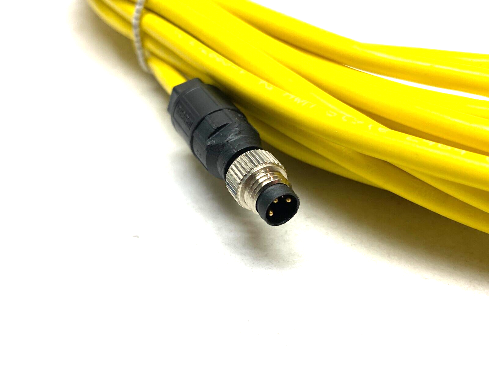 Lumberg RKMWV 3-593/10M Single End Cordset M8 Angled 3-Pin to Straight 3-Pin - Maverick Industrial Sales