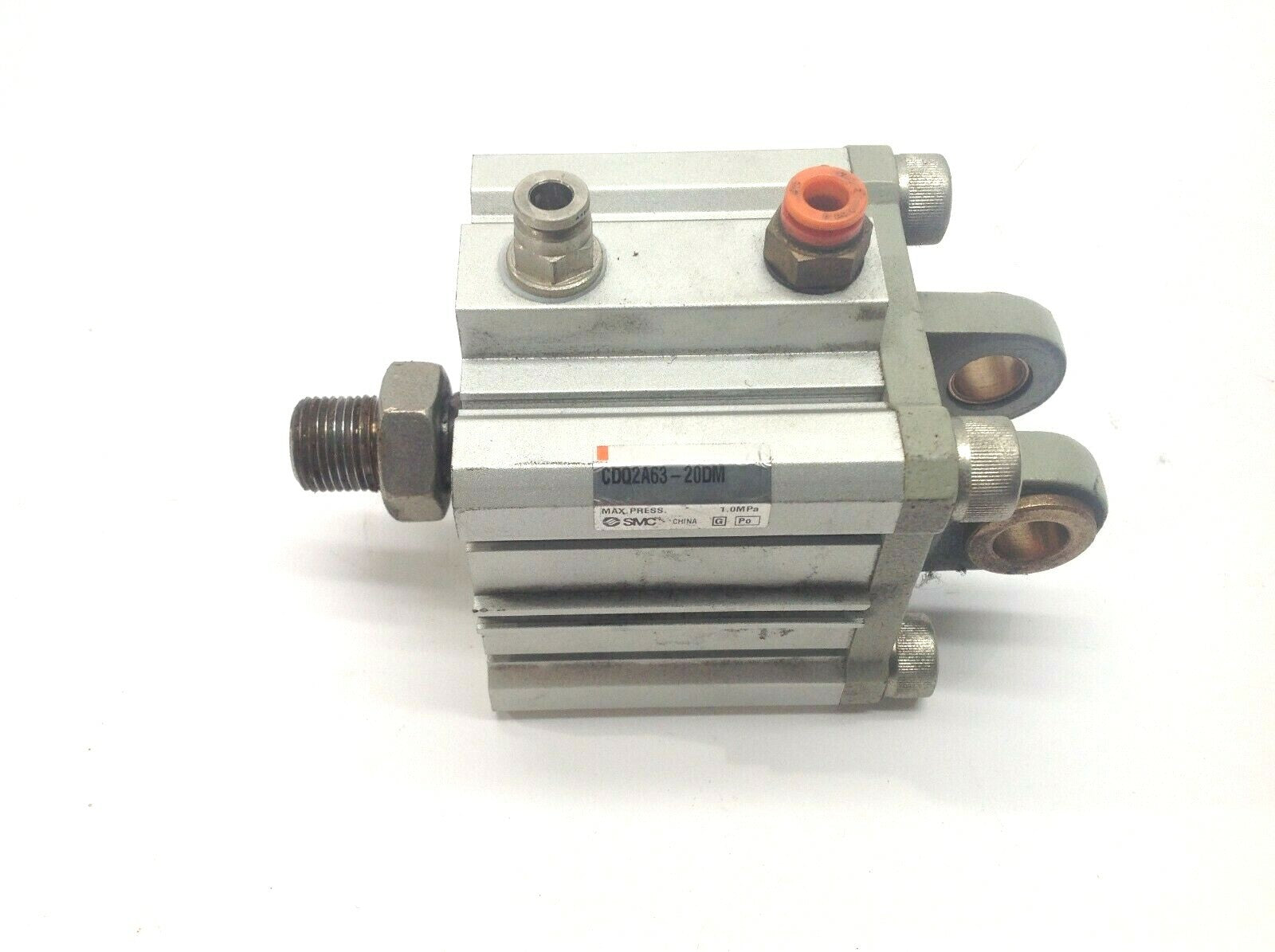 CDQ2A63-20DM | SMC Pneumatic Cylinder 1.0 MPa Pivot Mount - Used - Maverick Industrial Sales