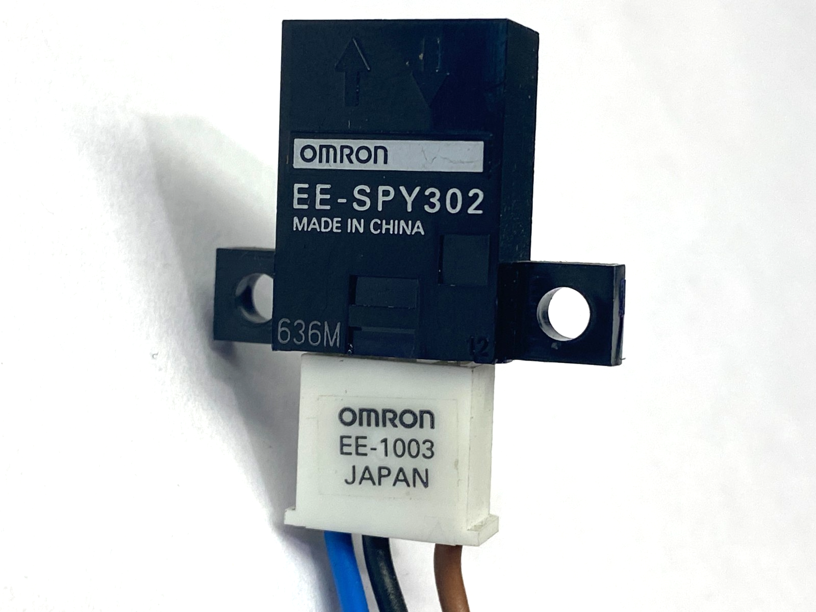 EE-SPY302 | Omron Vertical Reflective Photomicro Sensor, Dark-ON, NPN, 5mm, 5-24V - Used - Maverick Industrial Sales