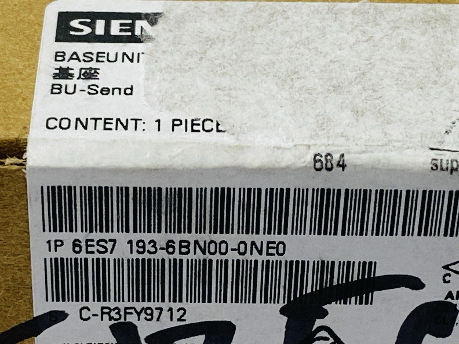 Siemens 6ES7 193-6BN00-0NE0 SIMATIC ET 200SP Base Unit BU-SEND - Maverick Industrial Sales