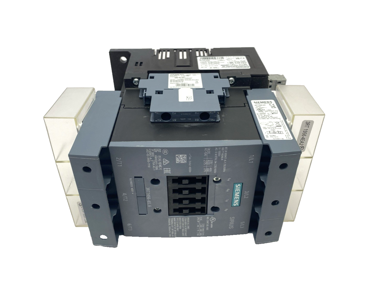 Siemens 3RT1456-6SP36 Power Contactor AC-1 275A/690V 3P 200-277VAC - Maverick Industrial Sales