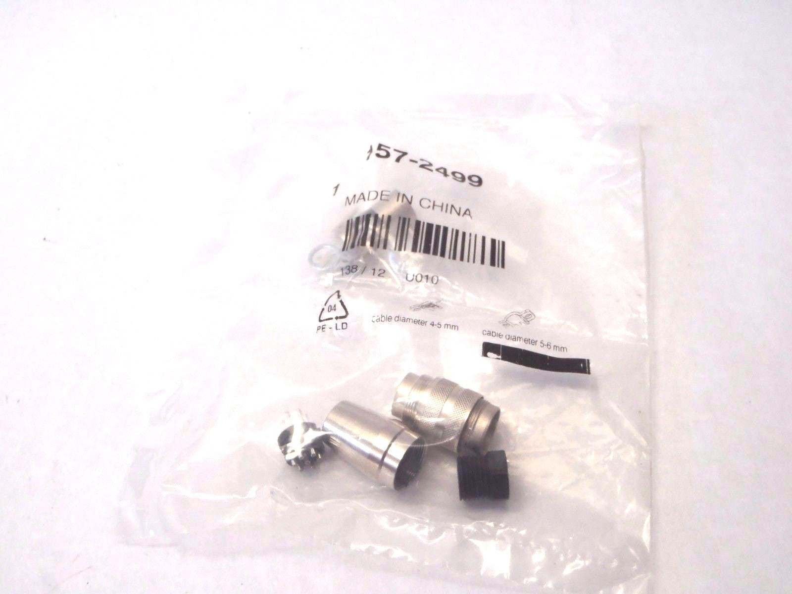 RS Components 157-2499 Male Cable Mount Straight Connector 5A 300VAC - Maverick Industrial Sales
