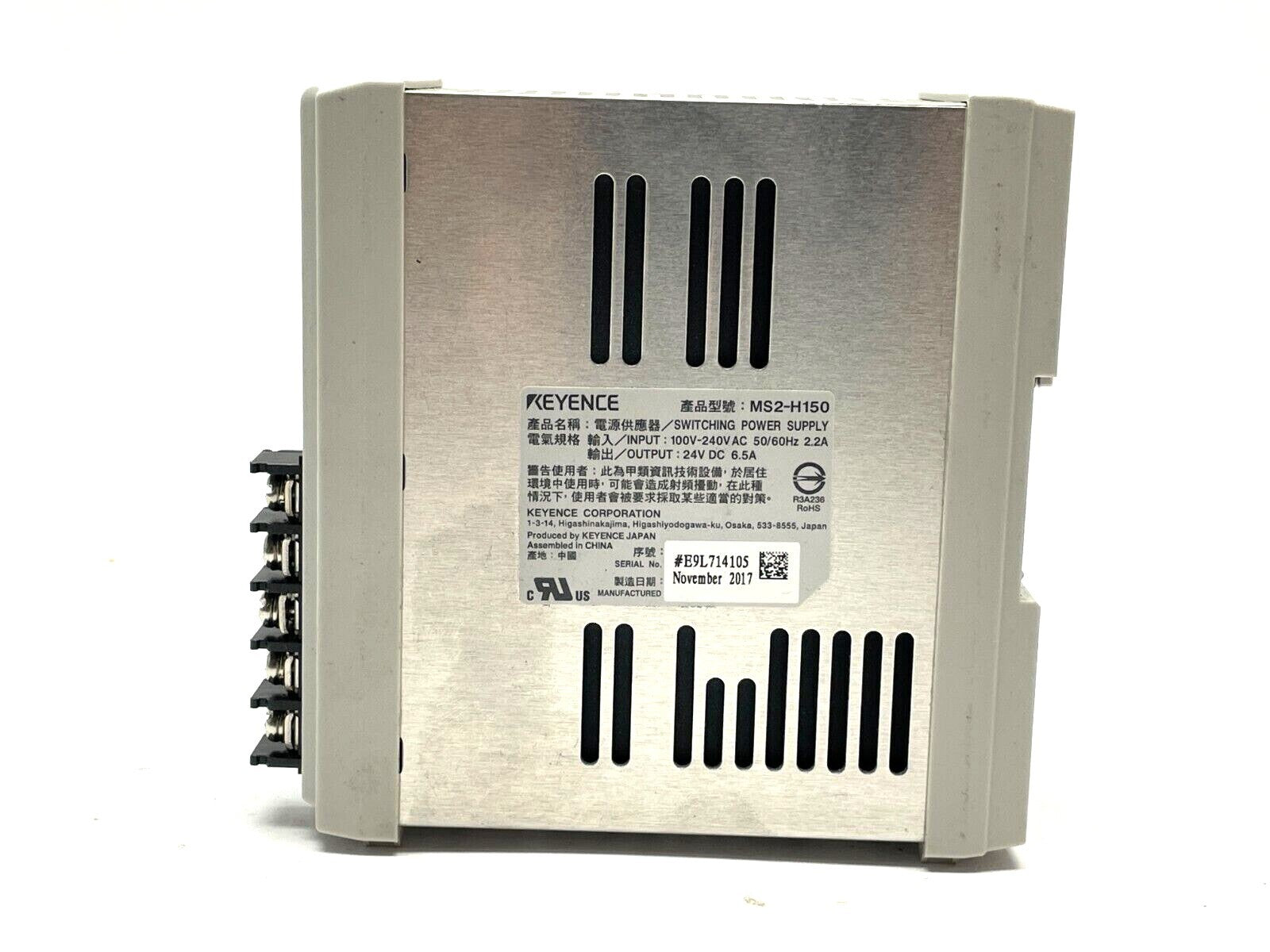 Keyence MS2-H150 Compact Switching Power Supply, Output Current 6.5A 150W - Maverick Industrial Sales