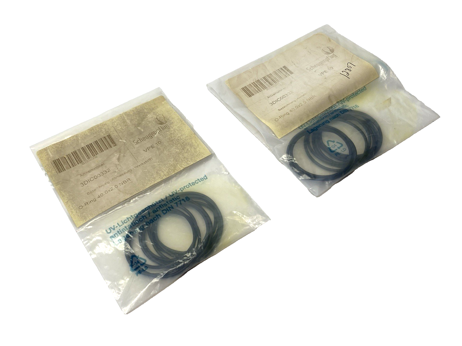 Scheugenpflug 3DIC00332 O-Ring 40.0 X 2.0 NBR LOT OF 20 - Maverick Industrial Sales