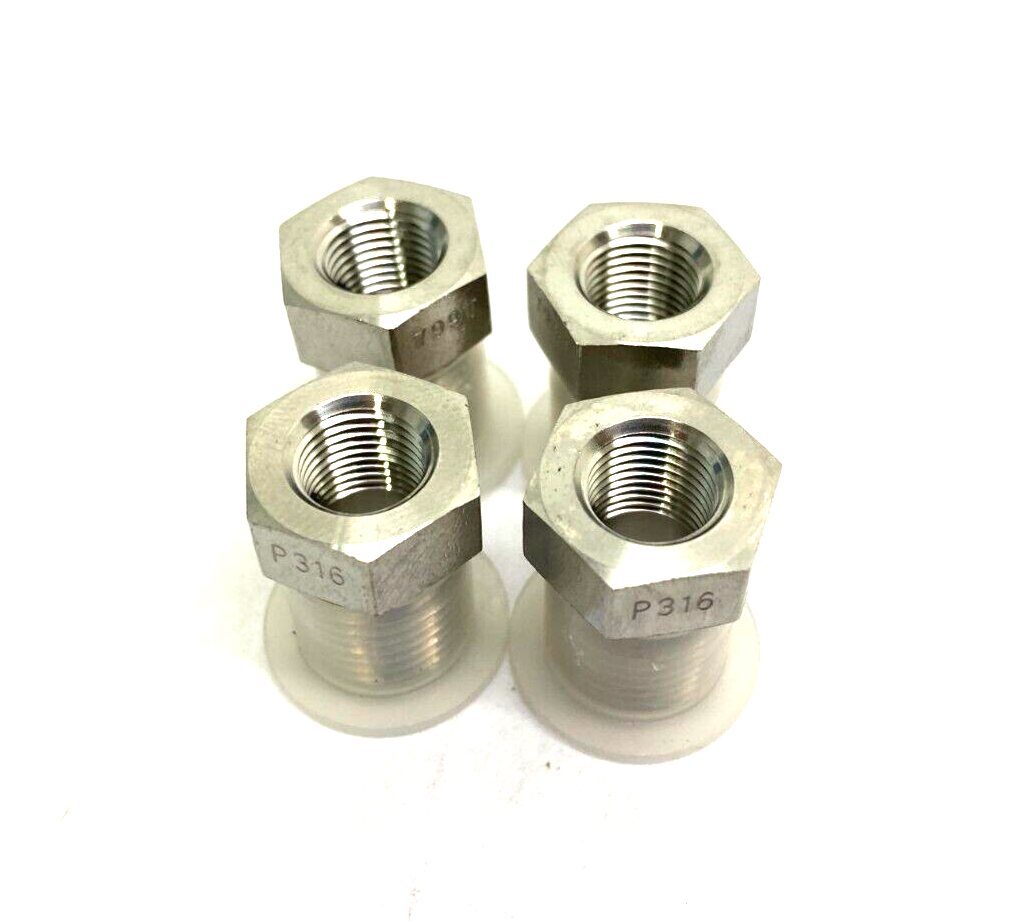 51205K342 Extreme Pressure Pipe Fitting 1/4 NPTF Male x 1/8 NPTF Female LOT OF 4 - Maverick Industrial Sales