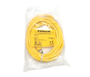 Turck RKC 4.4T-4 Single Ended Cordset M12 Female 4-Pin To Leads 4m U5300 - Maverick Industrial Sales