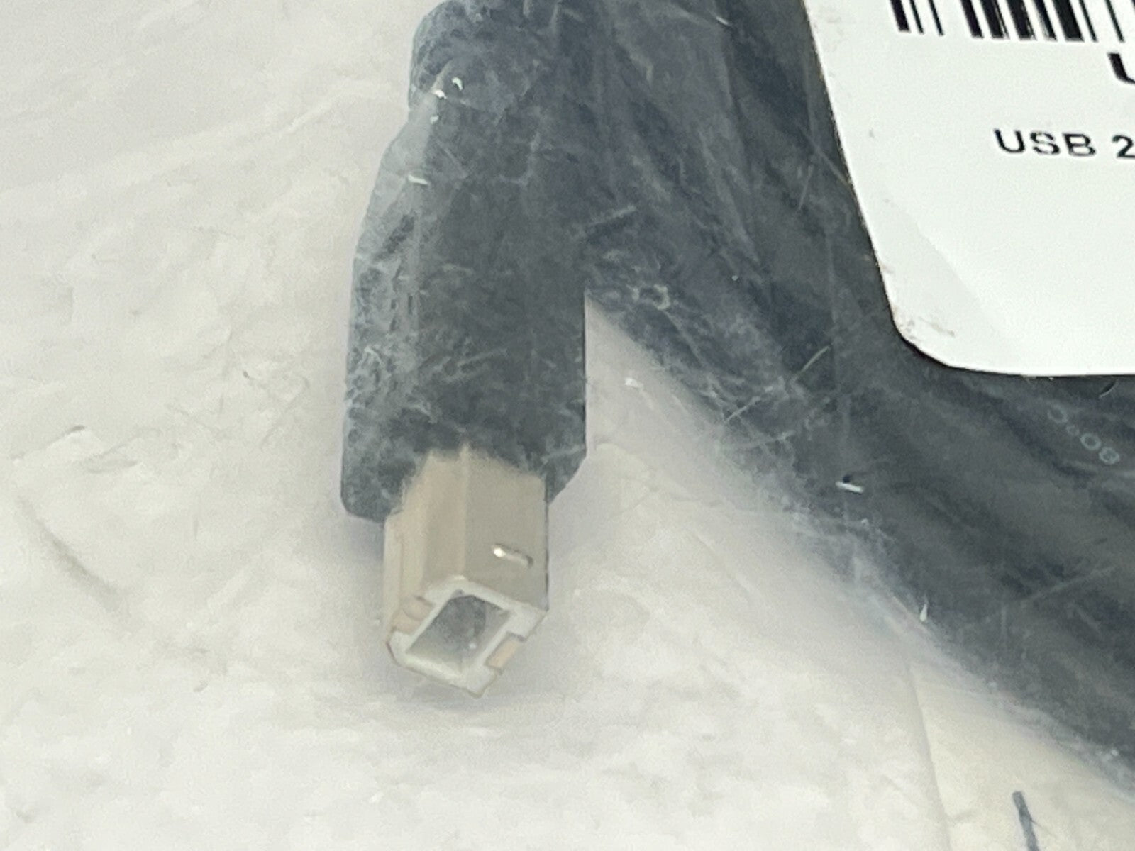 Black Box USB08-0010 USB 2.0 Cable Type B Male to Type B Male Black 10ft - Maverick Industrial Sales