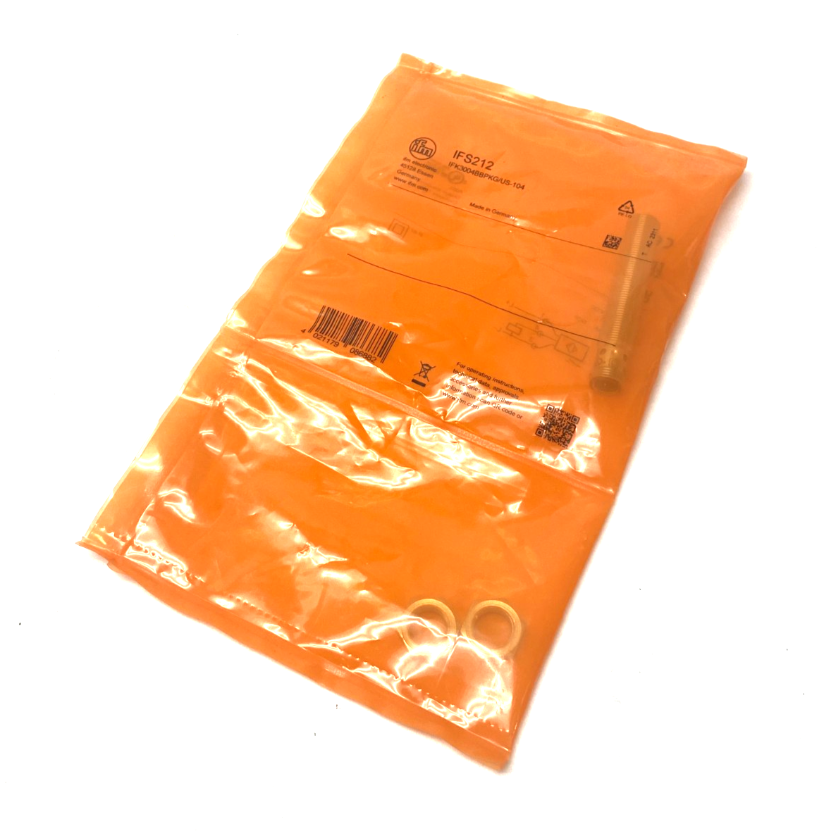 Ifm IFS212 Inductive Proximity Sensor M12 Body 4mm Range IFK3004BBPKG/US-104 - Maverick Industrial Sales