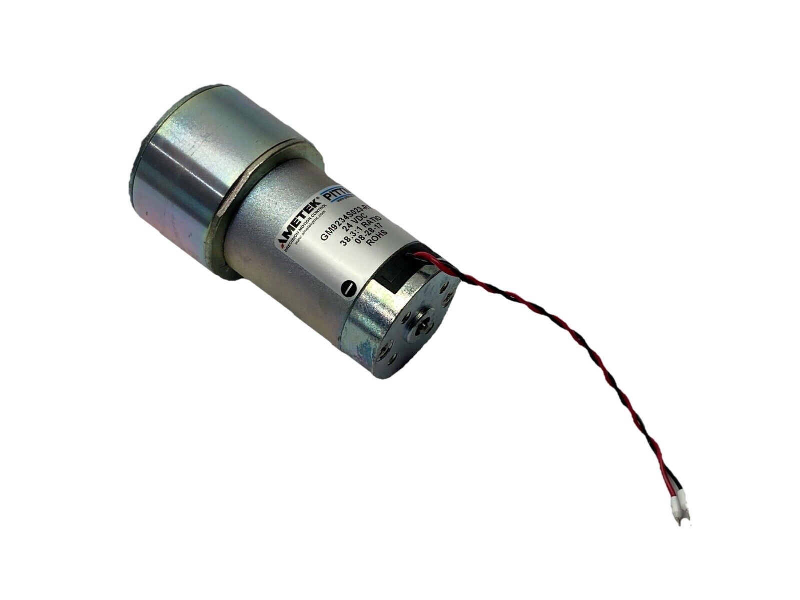 Ametek GM9234S023-R1 Pittman Gearmotor 38.3:1 Ratio 24VDC - Maverick Industrial Sales