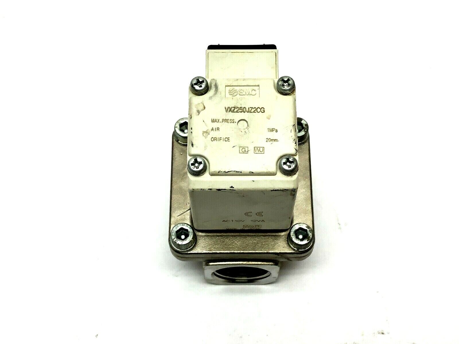 SMC VXZ250JZ2CG Pilot Operated 2 Port Solenoid Valve for Air - Maverick Industrial Sales