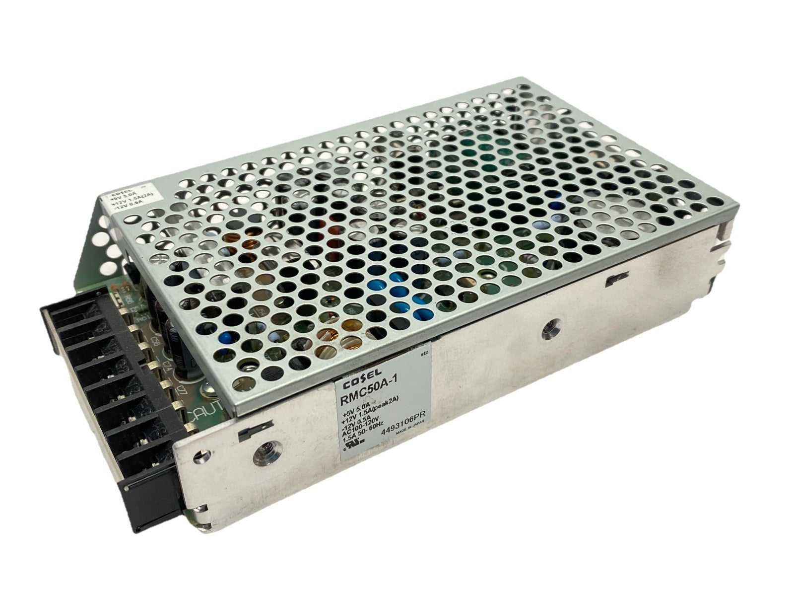 RMC50A-1 | Cosel Power Supply 5A 5V 1.5A 12V 1.5A 100-120VAC - Used - Maverick Industrial Sales