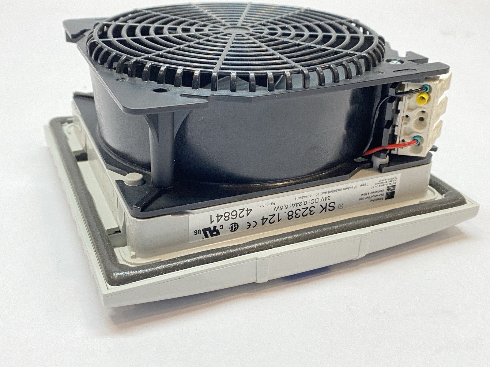 SK 3238.124 | Rittal Axial Fan And FIlter Unit 0.24A 24VDC 5.5W - Used - Maverick Industrial Sales