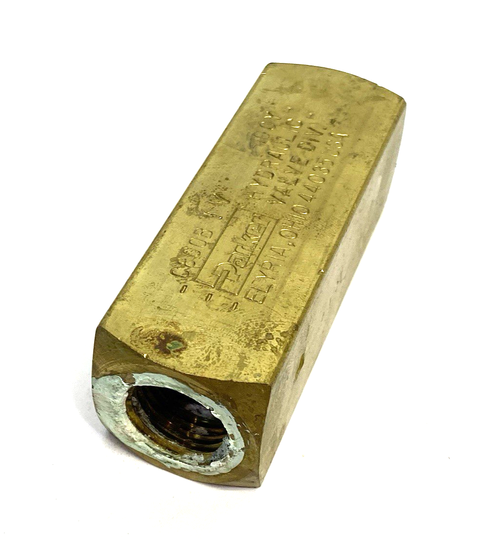 C800B-1V | Parker Colorflow In-line Check Valve - Used - Maverick Industrial Sales
