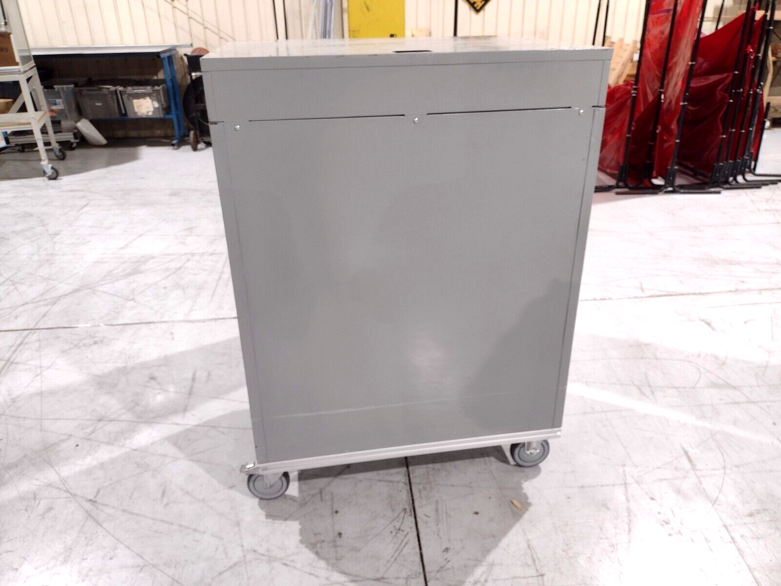 Desktop Computer FrankenCart 35"x24"x49" Gray Steel Cart on Casters - Used - Maverick Industrial Sales