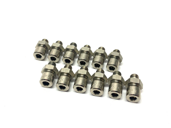 2333N143 Push-to-Connect Tube Fitting for 5/32", Tube OD M6 x 1mm LOT OF 12 - Maverick Industrial Sales