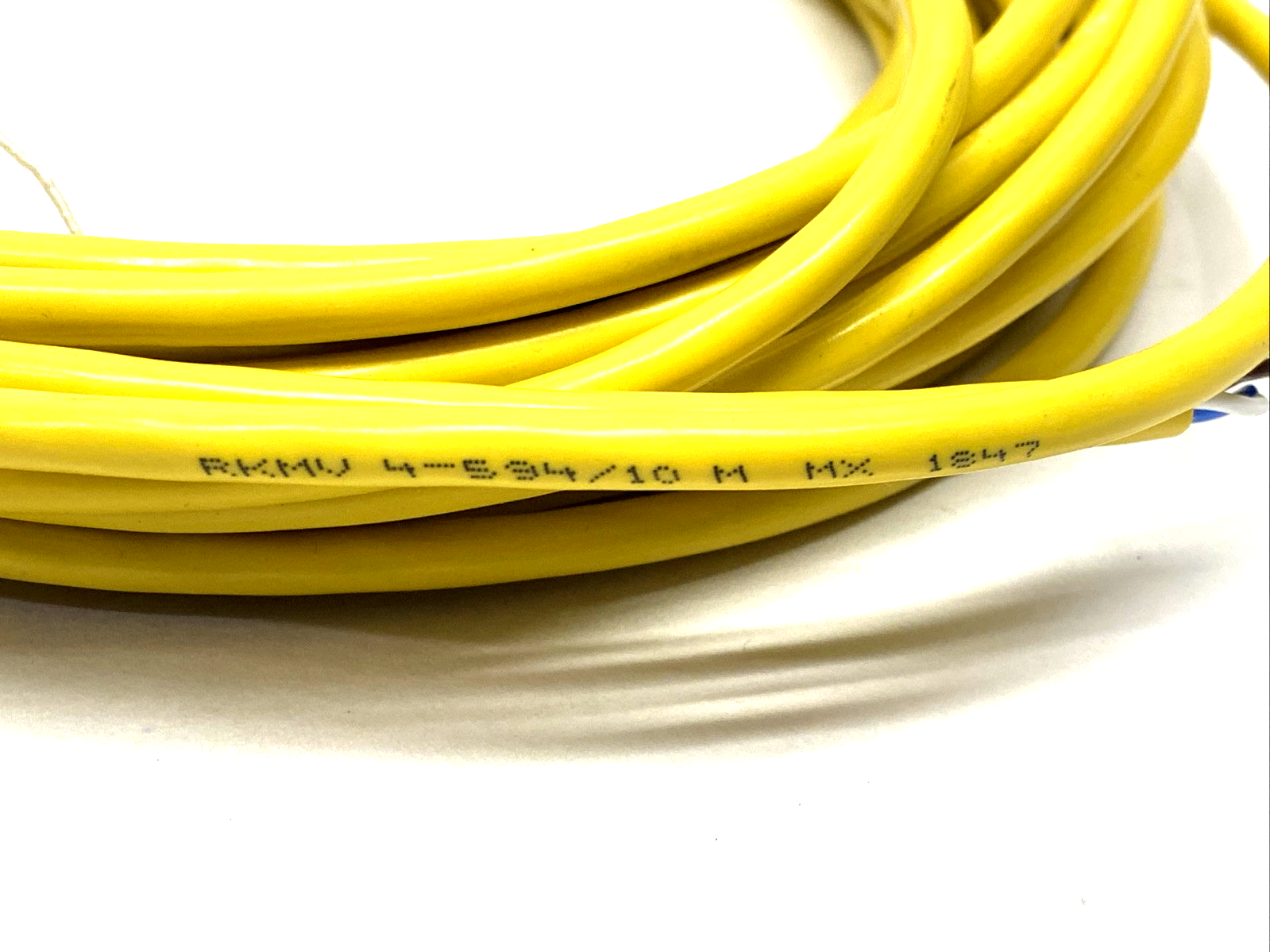 Lumberg Automation RKMV 4-594/10 M Cordset M8 4-Pin Female 10m - New – Open box - Maverick Industrial Sales