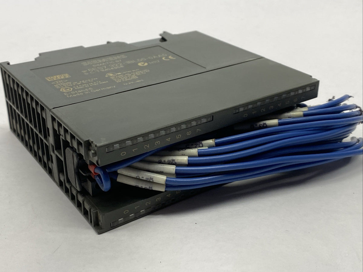 6ES7322-1BL00-0AA0 | Siemens Simatic S7 Digital Output Module SM322 NO COVER - Used - Maverick Industrial Sales