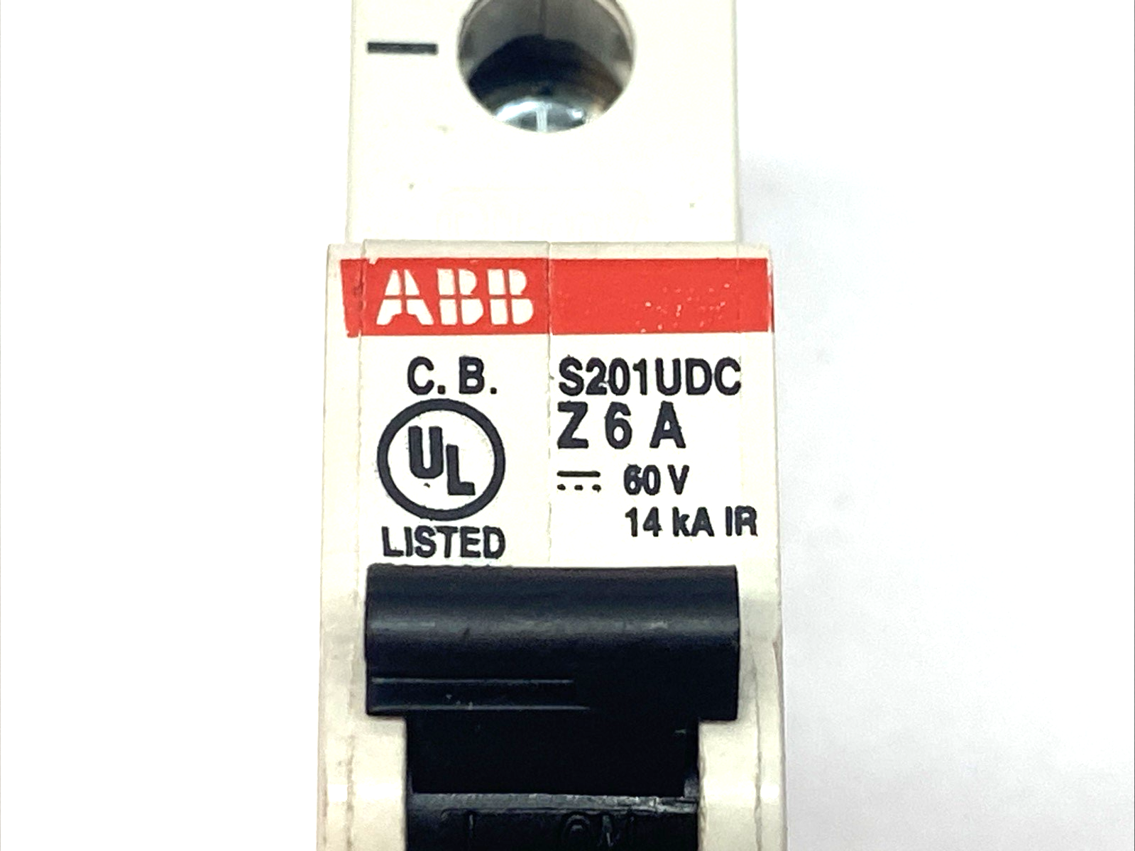ABB S201UDC-Z6A Miniature Circuit Breaker 1P 6A 60VDC - Maverick Industrial Sales