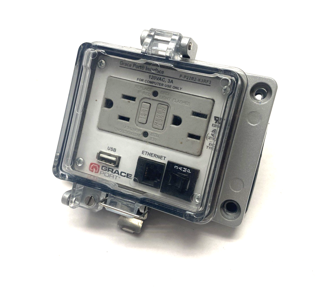 P-P22R2-K3RF3 | Grace Technologies GracePort Panel Interface Connector w/ USB - Used - Maverick Industrial Sales