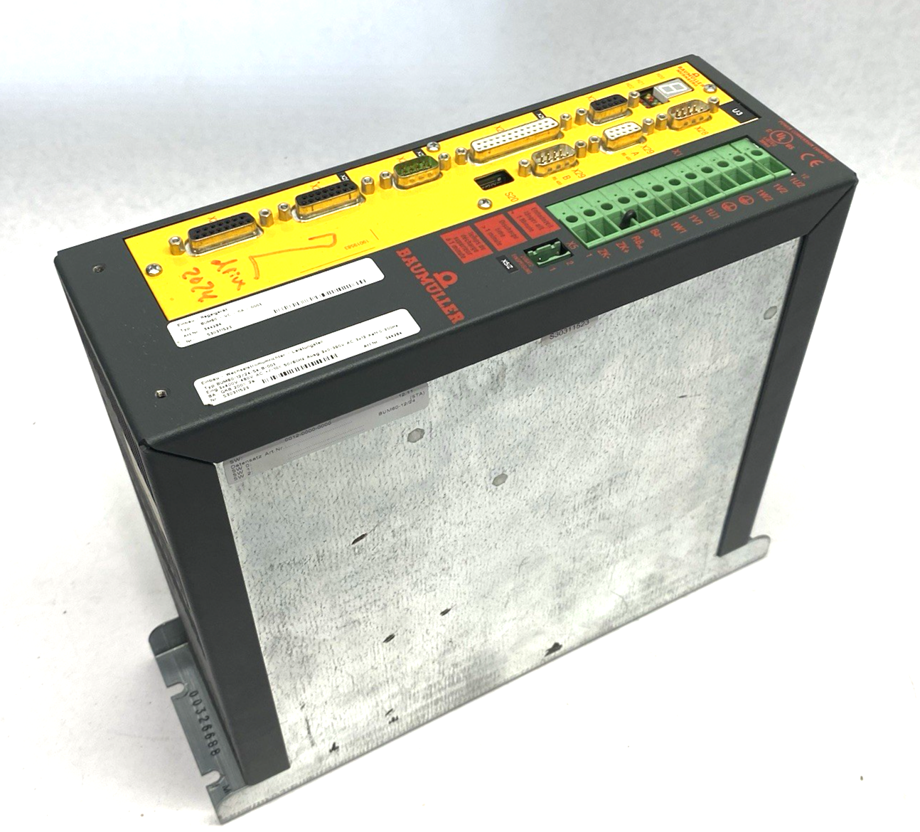 Baumüller BUM60-12/24-54-B-001 Servo Drive 3-Phase BUM60-VC-0A-0001 - Maverick Industrial Sales