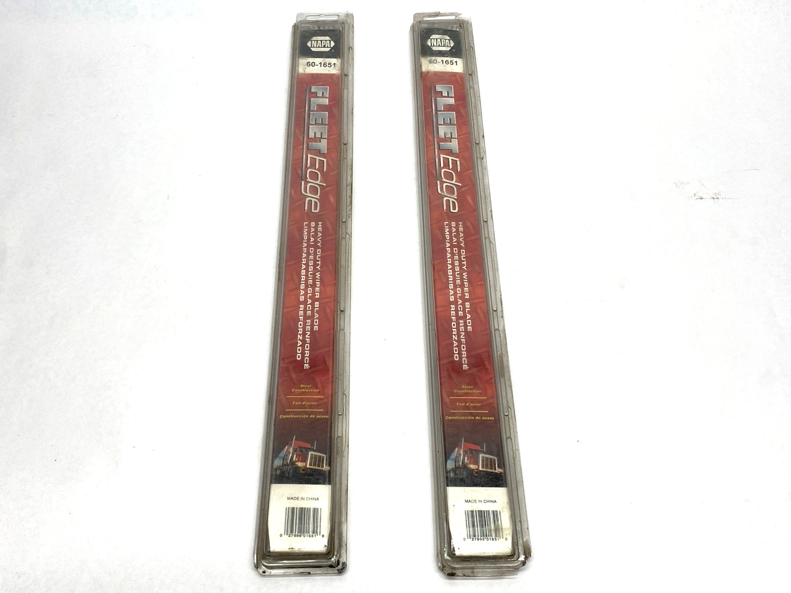 60-1651 | NAPA Fleet Edge Heavy Duty Windshield Wiper Blade LOT OF 2 - New - Maverick Industrial Sales