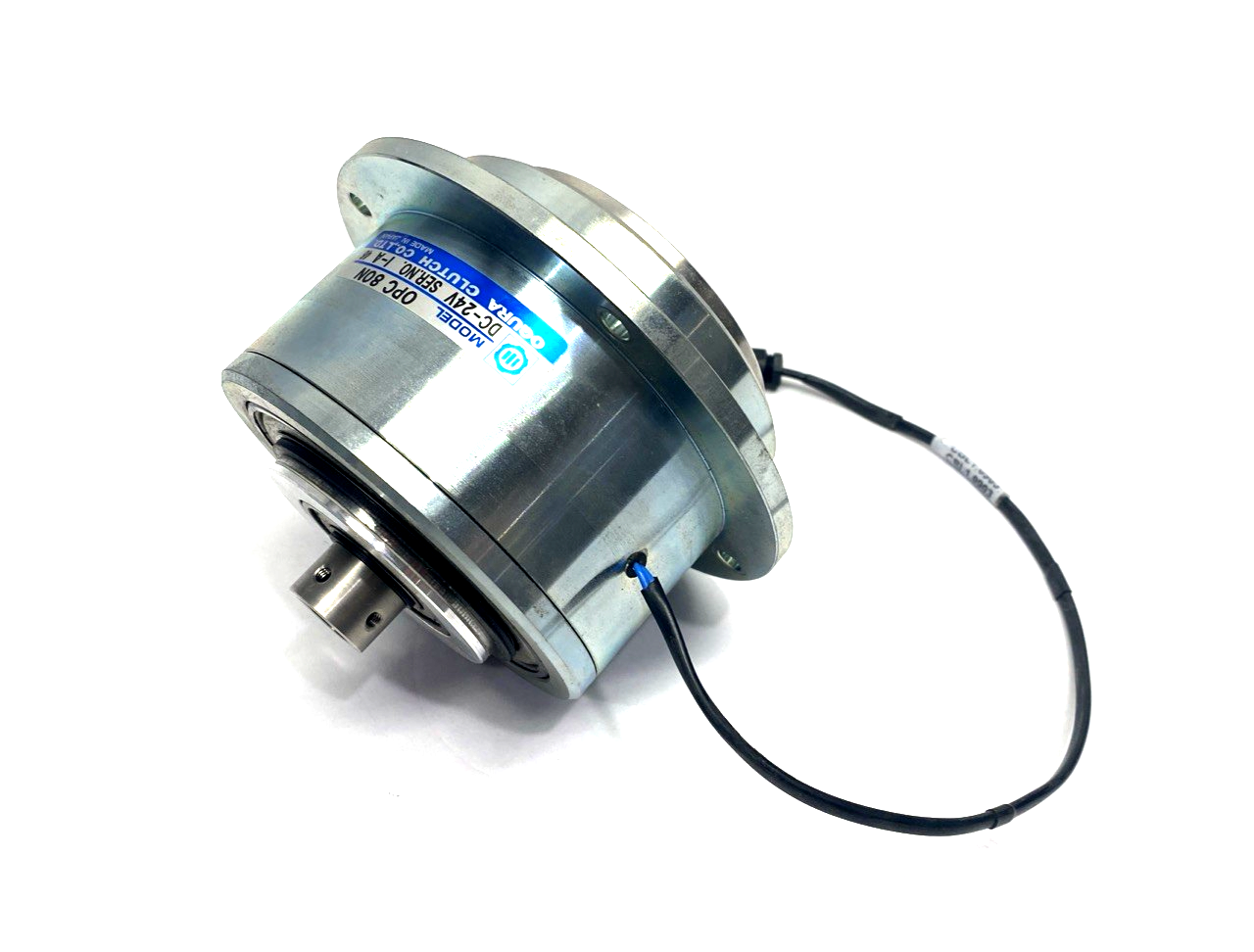 OPC80N | Ogura Electromagnetic Mag-Particle Clutch 15mm Bore 24VDC - Used - Maverick Industrial Sales