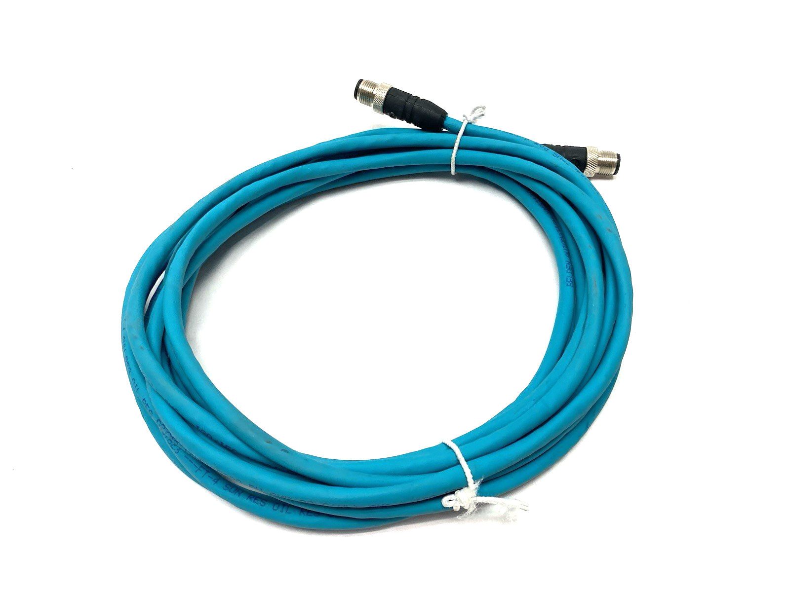 0985 806 100/5M | Lumberg Ethernet Cable M12 4-Pin Male to Male 900004064 - New Other - Maverick Industrial Sales