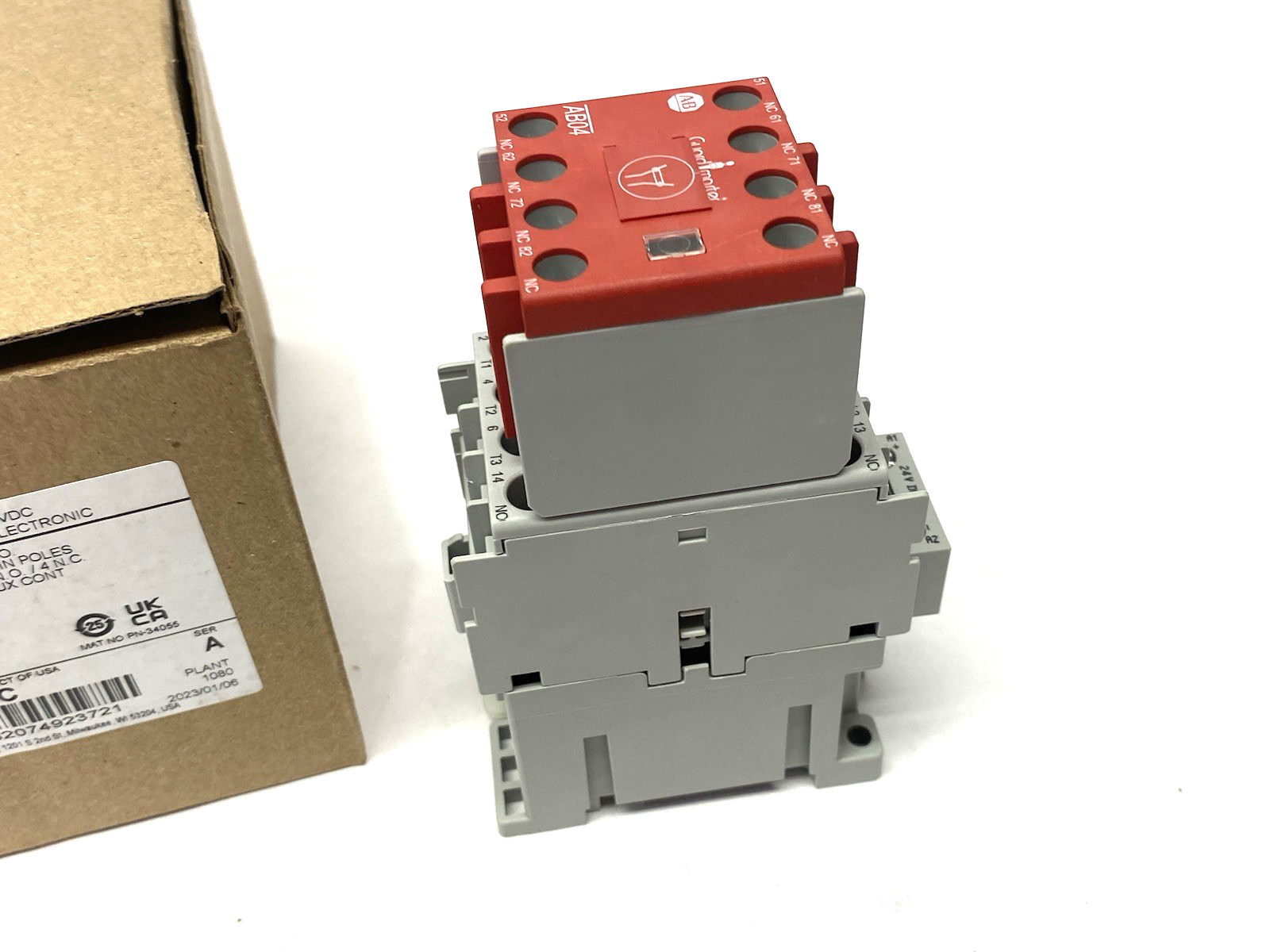 Allen Bradley 100S-C09EJ14BC Ser. A Guardmaster Safety Contactor 3 NO Main - Maverick Industrial Sales