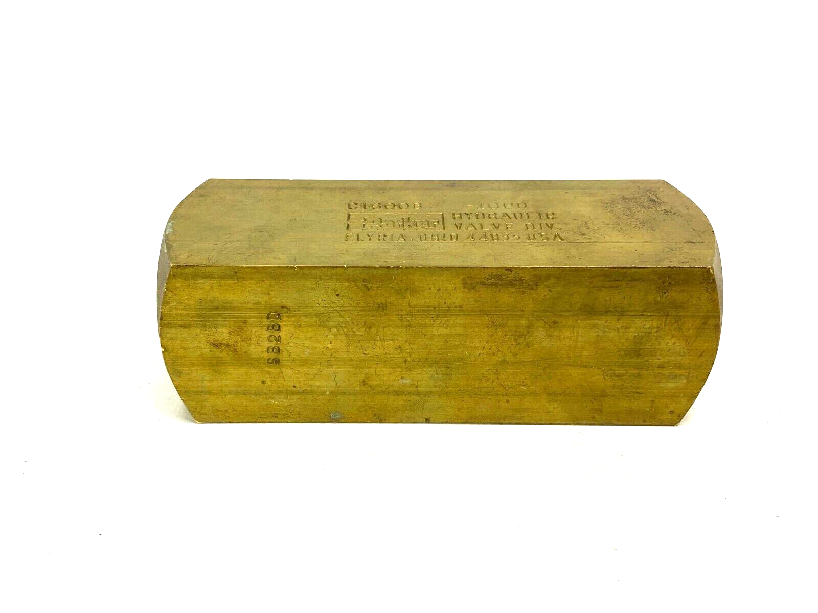 Parker C1600B-10BD Brass Colorflow Hydraulic Check Valve 500psi C1600B - Maverick Industrial Sales