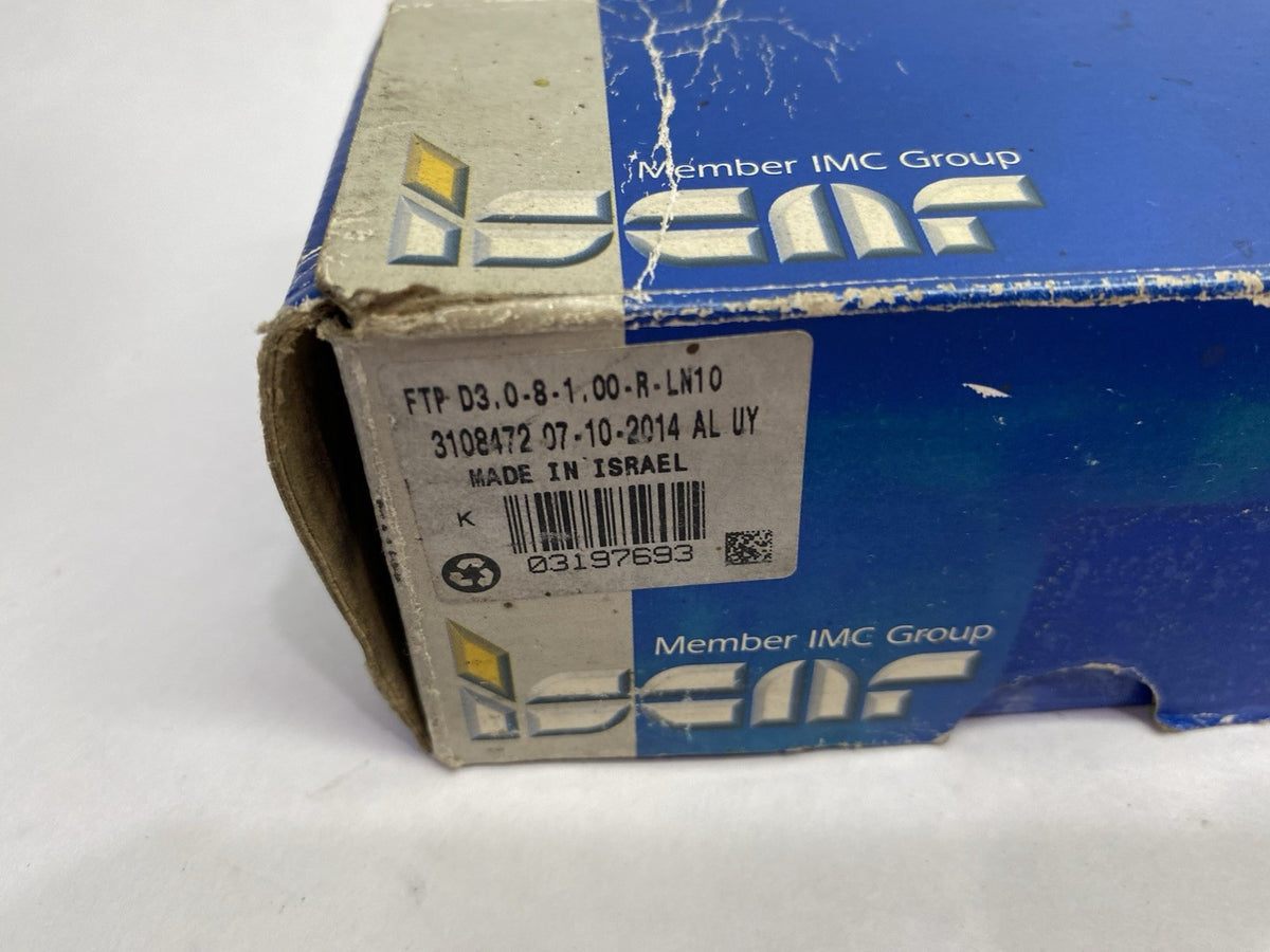 Iscar FTP D3,0-8-1,00-R-LN10 Indexable Face Mill 8-Tooth Coolant-Through 3197693 - Maverick Industrial Sales