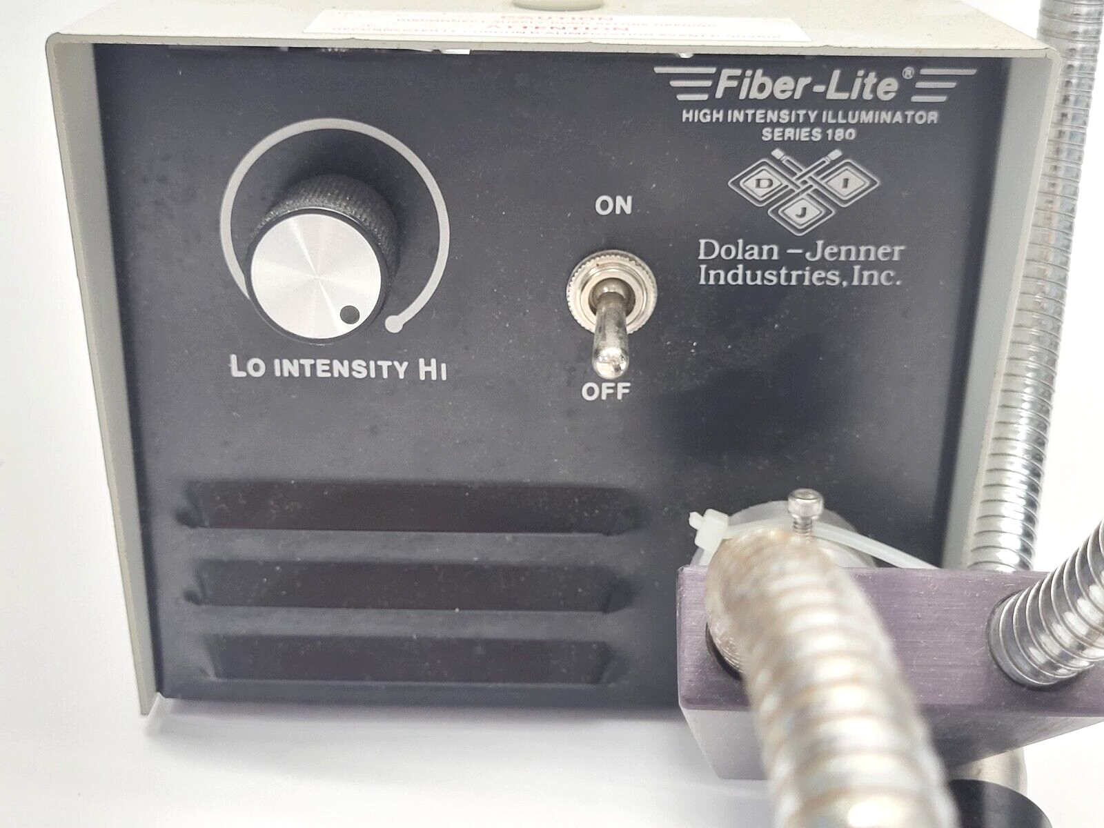 180 | Dolan-Jenner Fiber-Lite High Intensity Illuminator ONE LIGHT NOT WORKING - Used - Maverick Industrial Sales