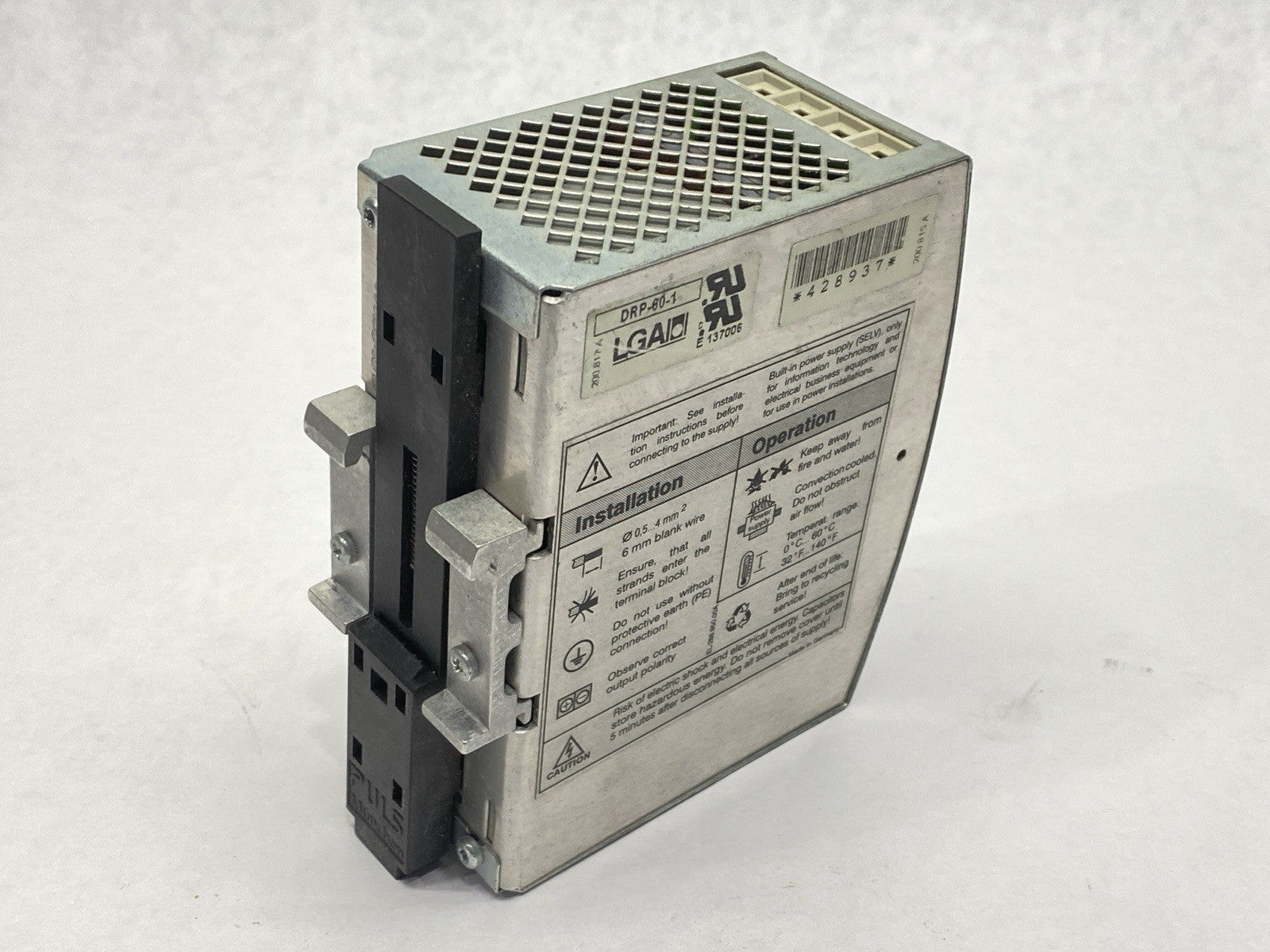 DRP-60-1 | Lambda Power Supply 2.5A 24VDC 60W - Used - Maverick Industrial Sales