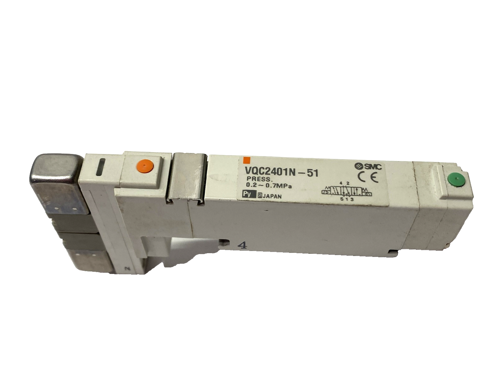 SMC VQC2401N-51 Solenoid Valve 5-Port 24VDC - Maverick Industrial Sales