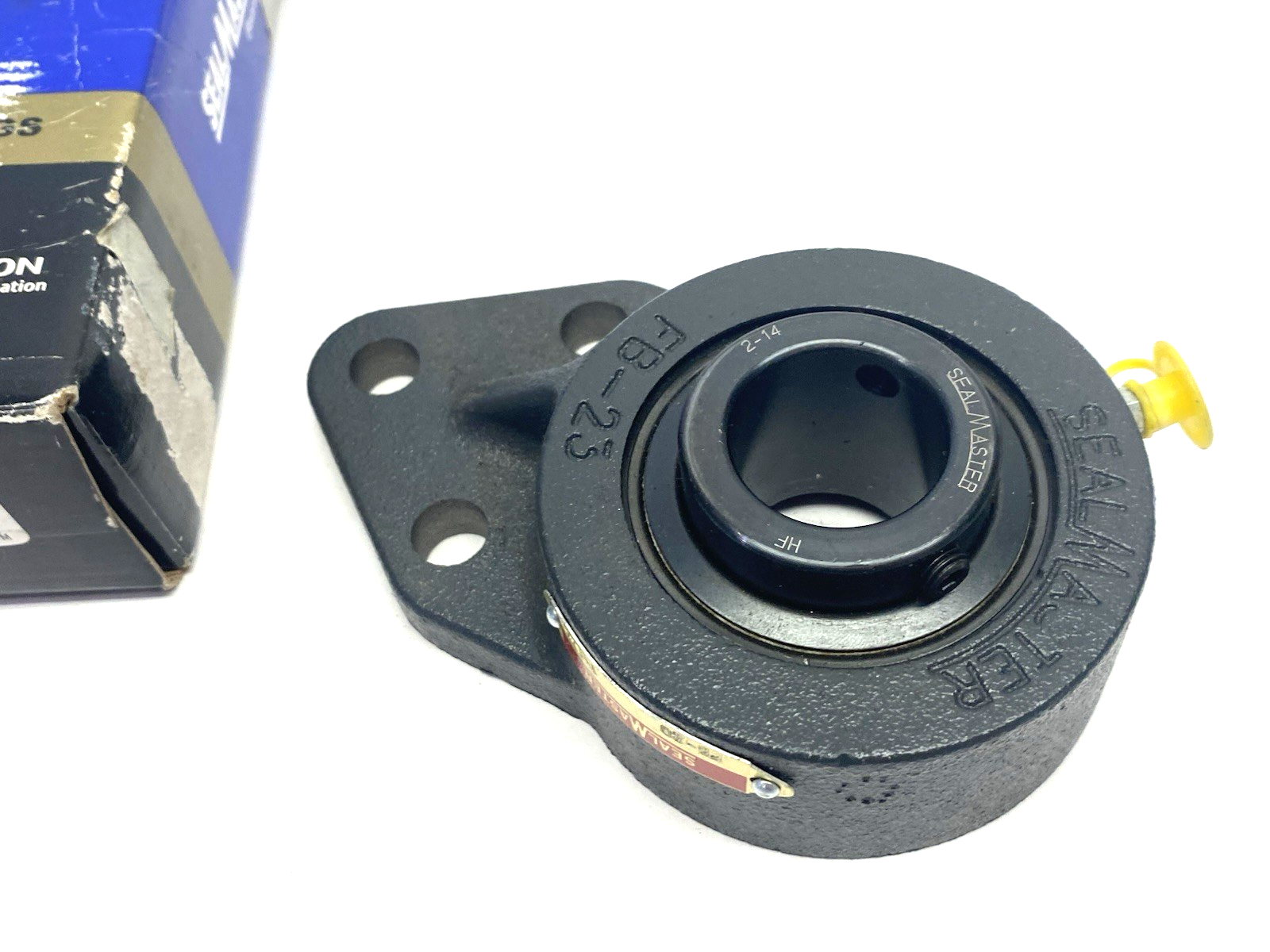 SealMaster FB-20 Three-Bolt Mounted Bearing Unit, Set Screw Gold Line, 701242 - Maverick Industrial Sales