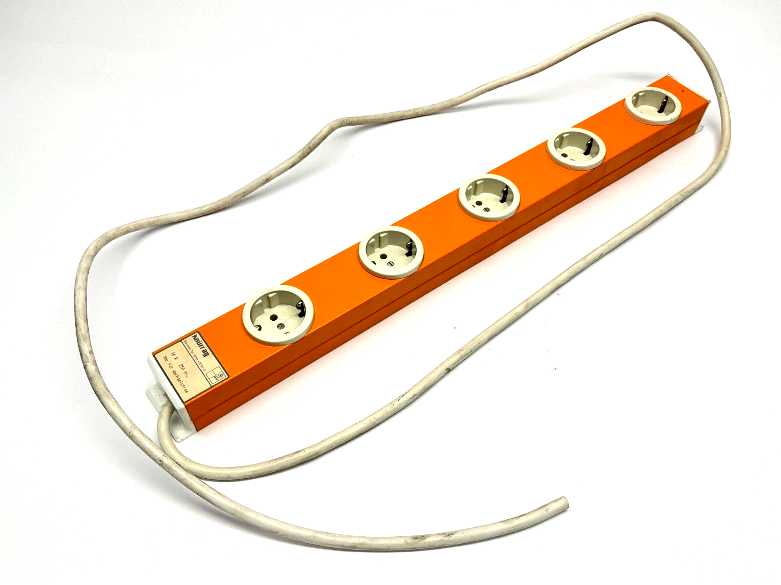 Knurr AG EN3.002.305.2 5-Outlet DI Power Strip 16A 250V - Maverick Industrial Sales
