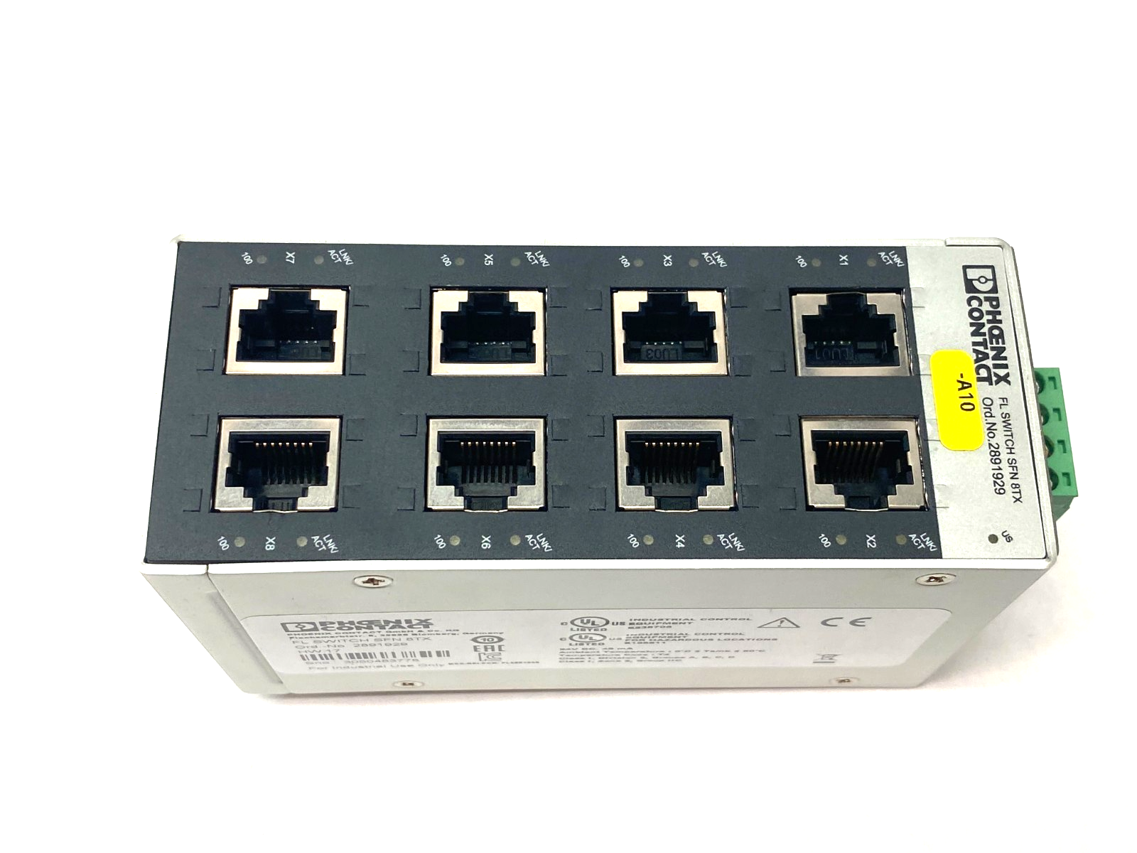 Phoenix Contact FL SWITCH SFN 8TX Industrial Ethernet Switch 8-Port 2891929 - Maverick Industrial Sales